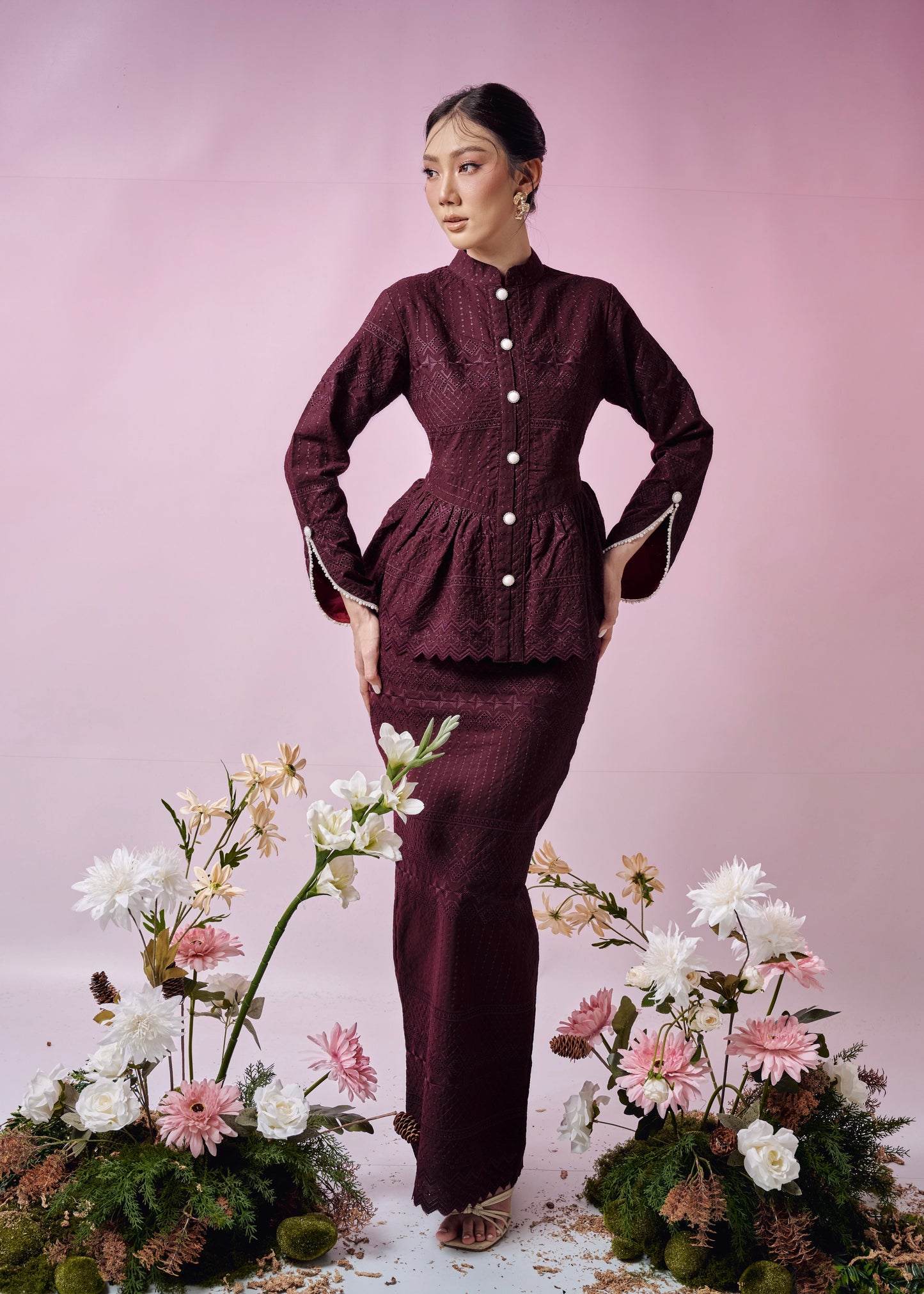 Anggun in Burgundy