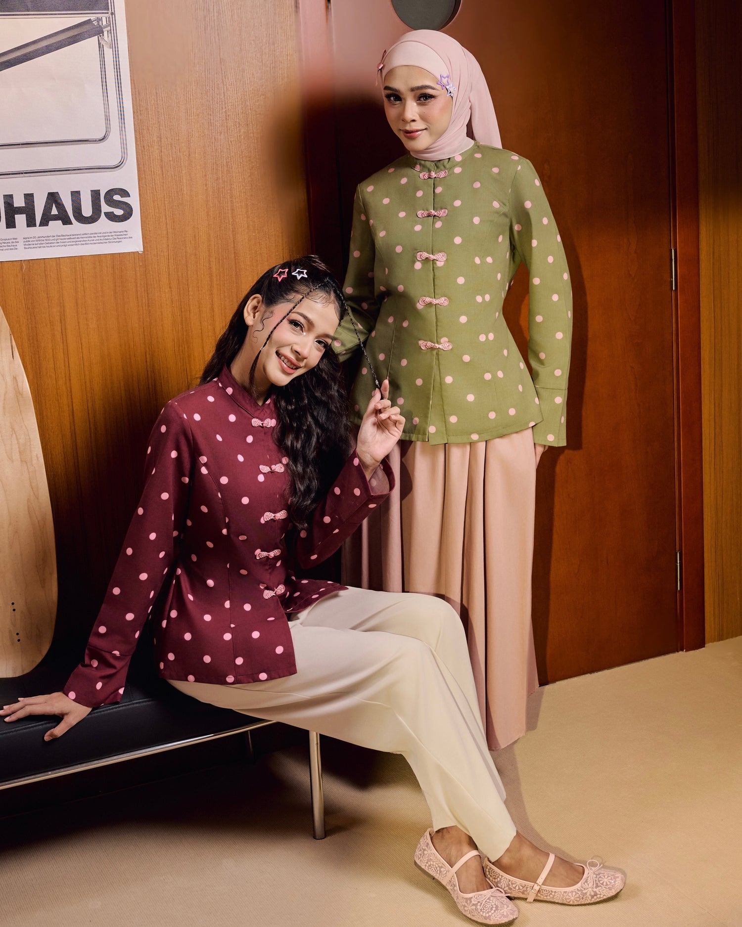 Polka Cheongsam