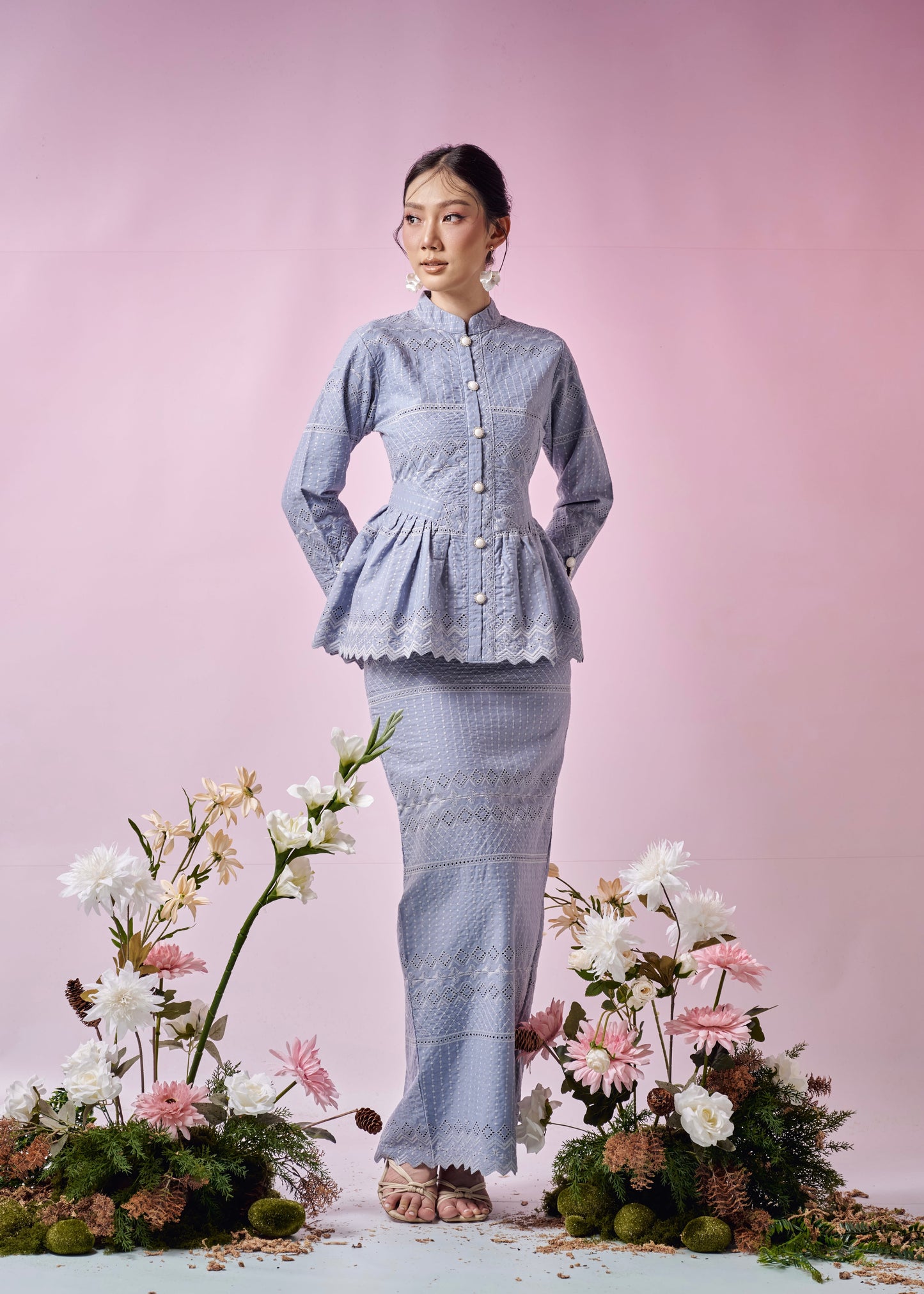 Anggun in Ash Blue