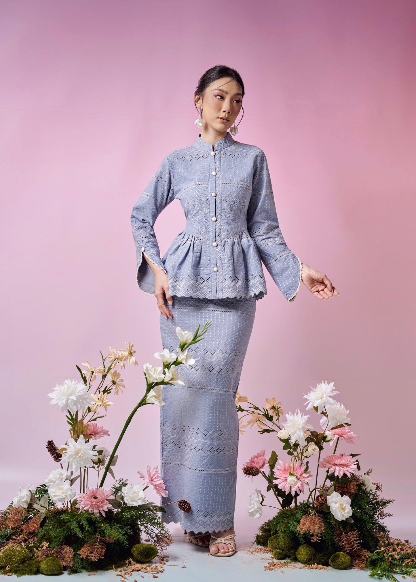 Anggun in Ash Blue