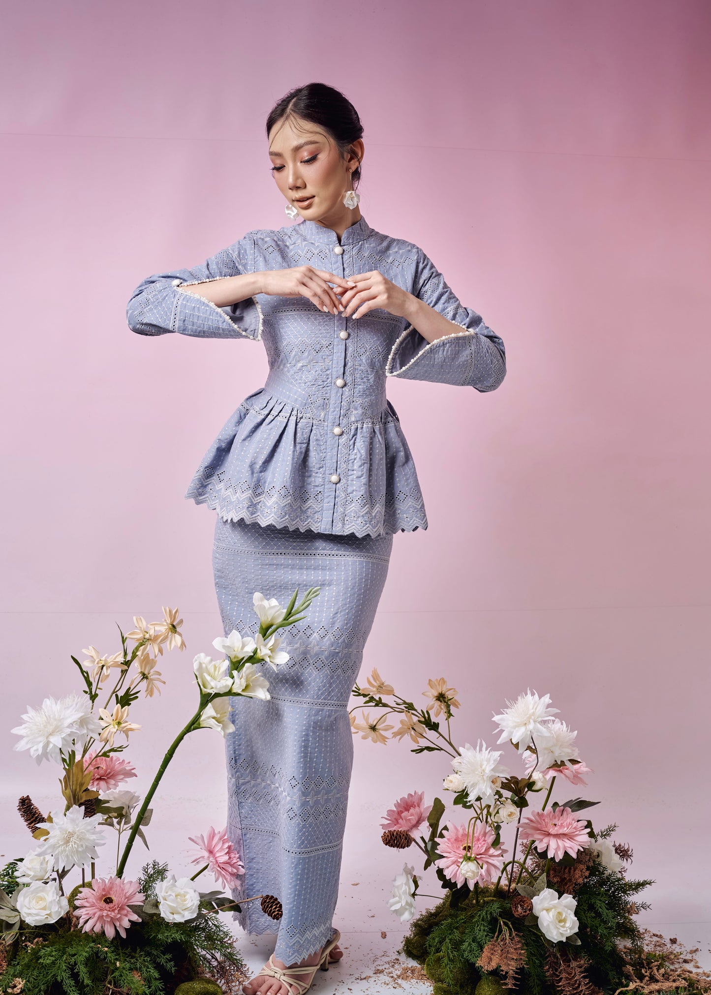 Anggun in Ash Blue